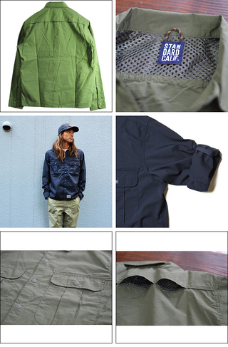 X^_[hJtHjA Standard California SD Coolmax Fabric Outdoor Field Shirt OLIVE SHOLA1501
