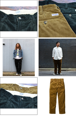 X^_[hJtHjA Standard California SD Pleated Corduroy Pants 18AW BTKPA188