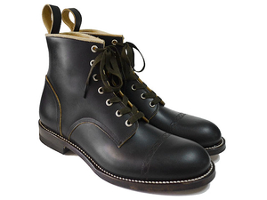 Makers メイカーズ CHAIN RACE UP BOOTS BLACK