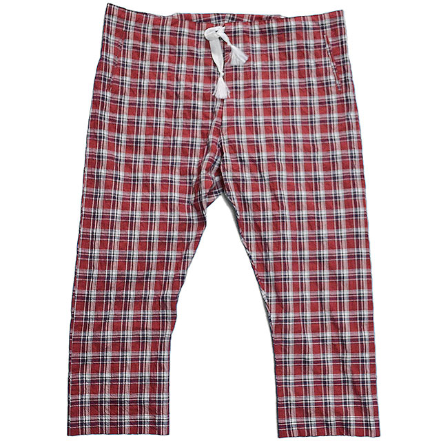 m's braque GYubN PAJAMA PANTS 15SS RED check