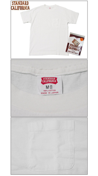 X^_[hJtHjA Standard California SD POCKET PACK T WHITE