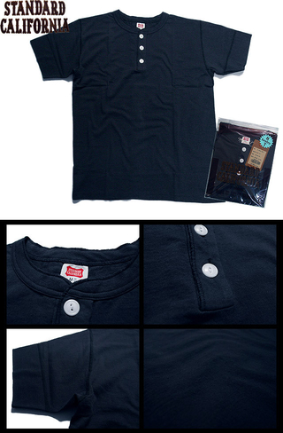 X^_[hJtHjA Standard California SD HENLEY PACK T NAVY