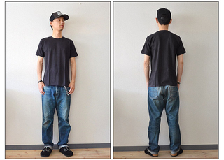X^_[hJtHjA Standard California SD UNDERWEAR CREW NECK T BLACK