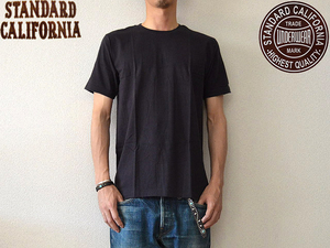 X^_[hJtHjA Standard California SD UNDERWEAR CREW NECK T BLACK