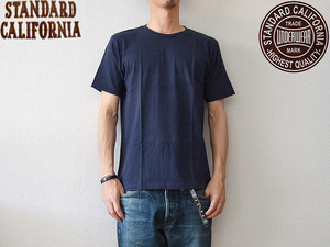 X^_[hJtHjA Standard California SD UNDERWEAR CREW NECK T NAVY