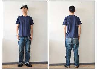 X^_[hJtHjA Standard California SD UNDERWEAR CREW NECK T NAVY