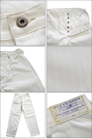 Stevenson Overall Co.iXeB[u\I[o[I[j Seebee Rigid White