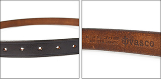 Vasco @XR LEATHER GARRISON BELT-NARROW