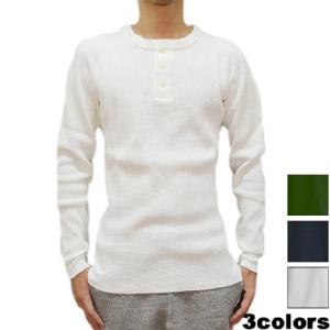 BARNS OUTFITTERS o[Y AEgtBb^[Y BIG WAFFLE THERMAL VINTAGE LONG SLEEVE HENLEY NECK
