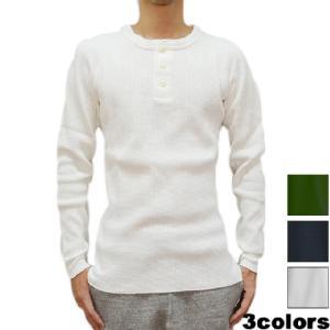 BARNS OUTFITTERS o[Y AEgtBb^[Y BIG WAFFLE THERMAL VINTAGE LONG SLEEVE HENLEY NECK