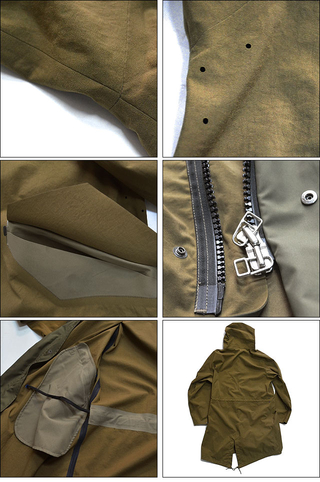 RAINY PLANET Cj[vlbg Field Parka Brown