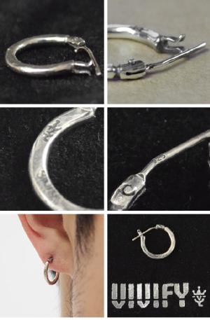 VIVIFY rrt@C Hammered Hoop Pierce(S)