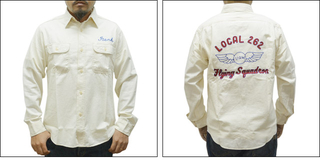 SUGAR CANE VK[P[ Chambray L/S Work Shirt