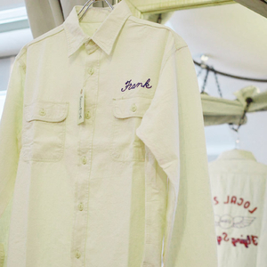 SUGAR CANE VK[P[ Chambray L/S Work Shirt