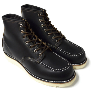 RED WING bhEBO y9874zIrish Setter 6" Moc-toe Black "Klondike"