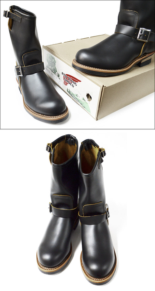 RED WING bhEBO y9268z11" Engineer "Stovepipe" Black "Klondike"