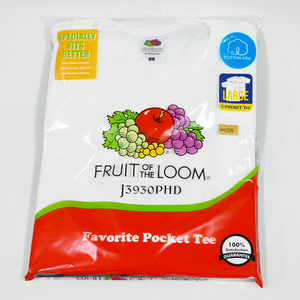 FRUIT OF THE LOOM PACK TEE POCKET J3930PHD 2g