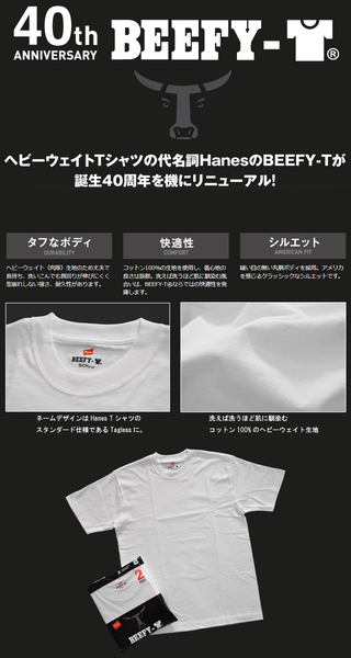 HANES wCY BEEFY-T (2g) yH5180-2z GRAY