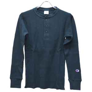 Champion `sI WAFFLE HENLEY NECK LONG SLEEVE T-SHIRT C3-E431