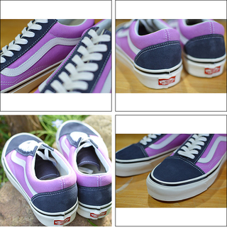 VANS oY OLD SKOOL 36 DX(ANAHEIM FACTORY) OG NAVY/OG LILAC VN0A38G2R1W