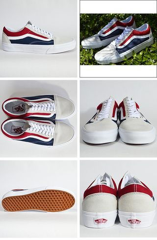 VANS oY OLD SKOOL Lifestyle (Retro Block) white/red/dress blues VN0A38G1QKN