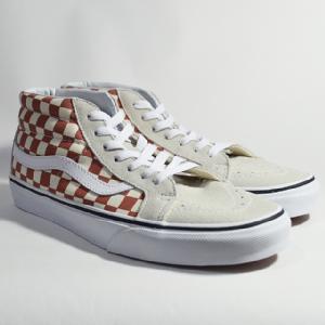 VANS oY SK8-MID REISSUE Lifestyle (2-Tone Checker) auburn/classic white VN0A3MV8QJX