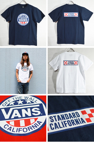 �X�^���_�[�h�J���t�H���j�A Standard California VANS�~SD Circle Logo T