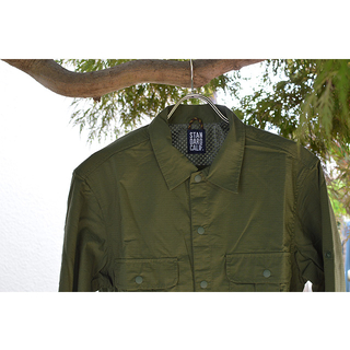 スタンダードカリフォルニア Standard California SD Coolmax Fabric Outdoor Field Shirt OLIVE SHOLA1501