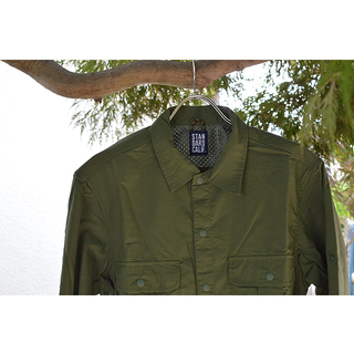 X^_[hJtHjA Standard California SD Coolmax Fabric Outdoor Field Shirt OLIVE SHOLA1501