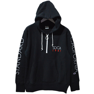 X^_[hJtHjA Standard California Champion ~ SD Reverse Weave Half Zip Hood 18AW SWOZD188