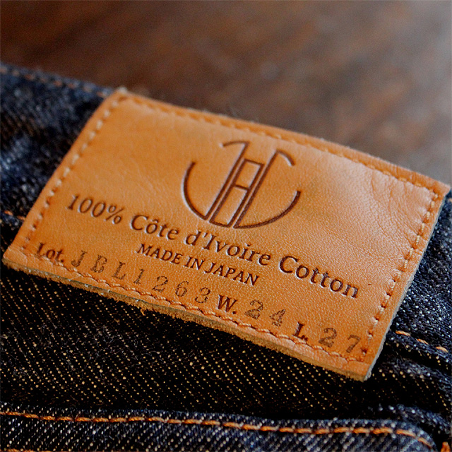 Japan Blue Jeansジャパンブルージーンズ チェーンステッチ裾上げ ユニオンスペシャル 43200G 綿糸を使用したアタリの出やすいヴィンテージ仕上げ (3.5cm以上カット)