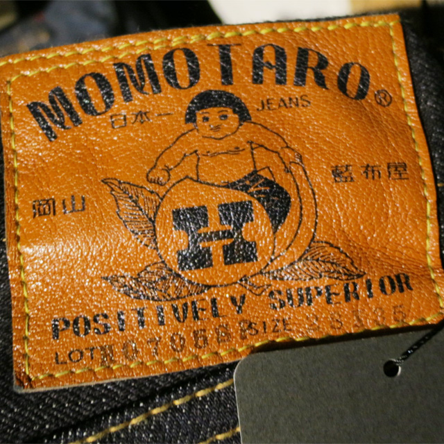 桃太郎ジーンズ MOMOTARO JEANS ピンクステッチ ジーンズ 30