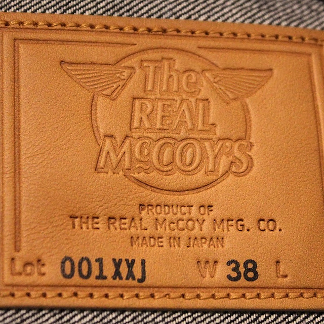 Real Mccoy Jeansリアルマッコイジーンズ チェーンステッチ裾上げ ユニオンスペシャル 43200G 綿糸を使用したアタリの出やすいヴィンテージ仕上げ (3.5cm以上カット)