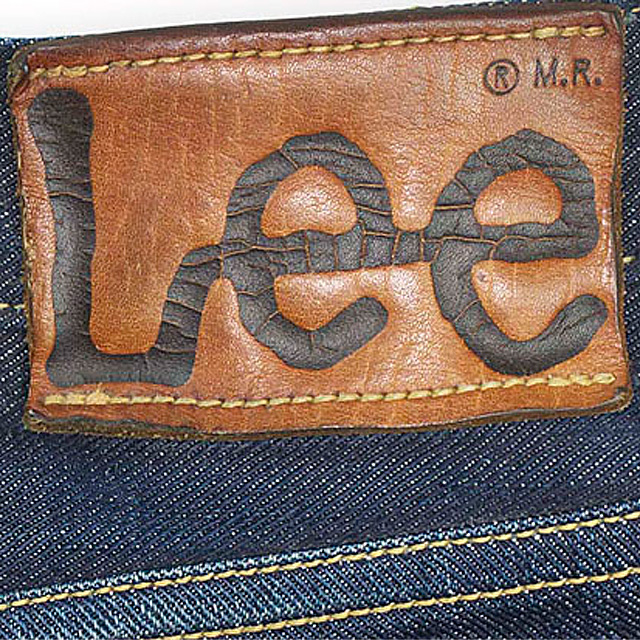 Lee リージーンズ チェーンステッチ裾上げ ユニオンスペシャル 43200G 綿糸を使用したアタリの出やすいヴィンテージ仕上げ (3.5cm以上カット)
