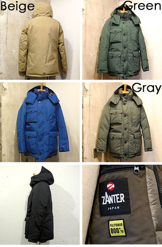 ZANTER JAPAN U^[Wp DOWN PARKA WP-H 6705