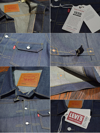 LEVI'S VINTAGE CLOTHING [oCX re[W N[WO 1936 TYPE1 JACKET 13oz RIGID 70506-0028