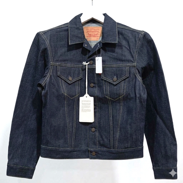 LEVI'S VINTAGE CLOTHING ���[�o�C�X �r���e�[�W �N���[�W���O 1961 TYPE3 JACKET 557XX RIGID RIGID 74998-0003�b�T�C�YW40
